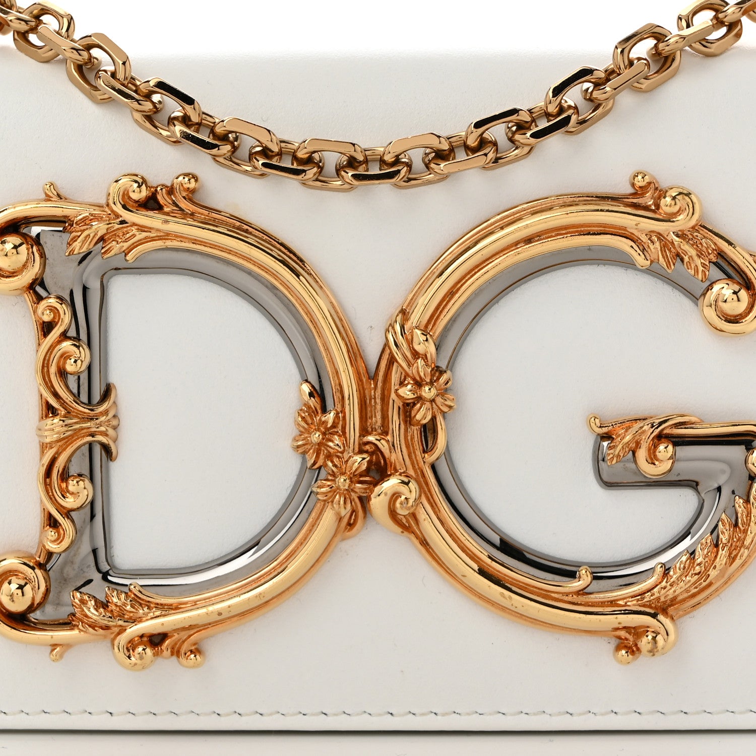 Dolce & Gabbana Nappa DG Girls Phone Shoulder Bag White 7 of 10