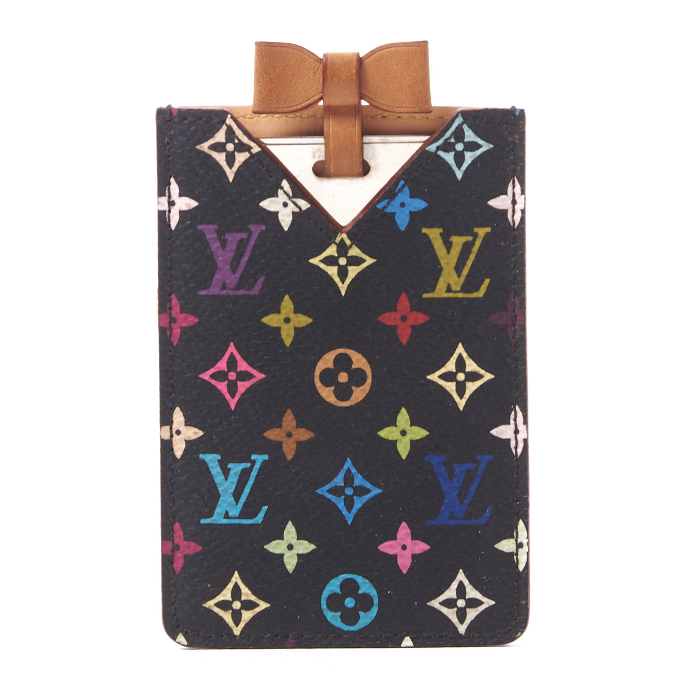 Louis Vuitton Monogram Multicolor Mirror and Case Pouch Black 1 of 8
