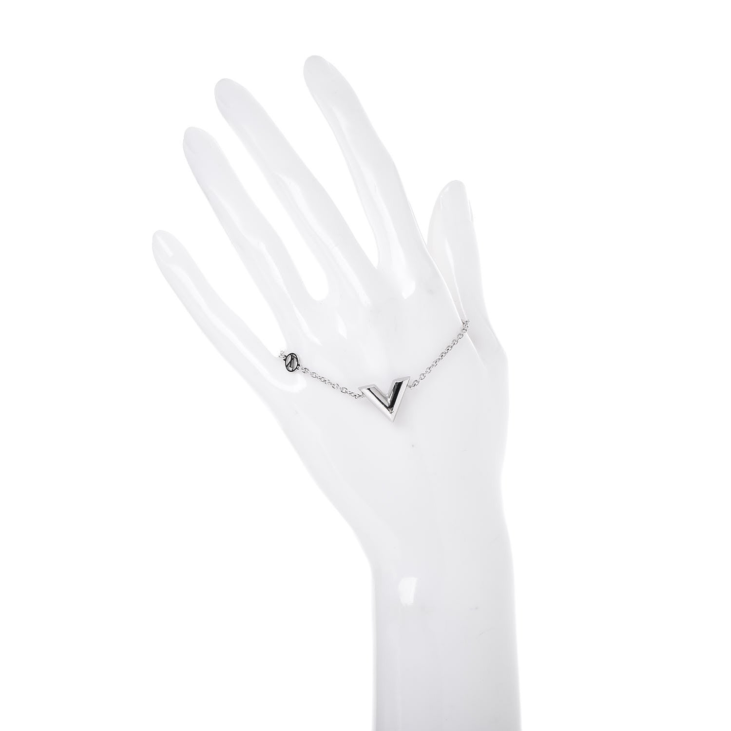 Louis Vuitton Essential V Supple Bracelet Silver 2 of 6