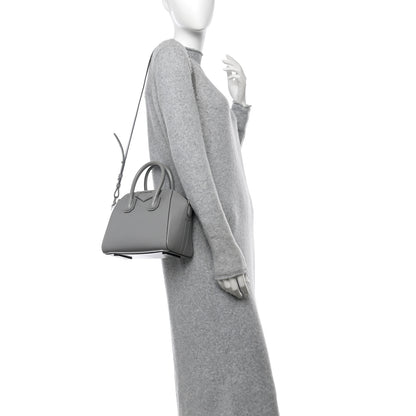 Givenchy Shiny Lord Calfskin Mini Antigona Pearl Grey 2 of 13