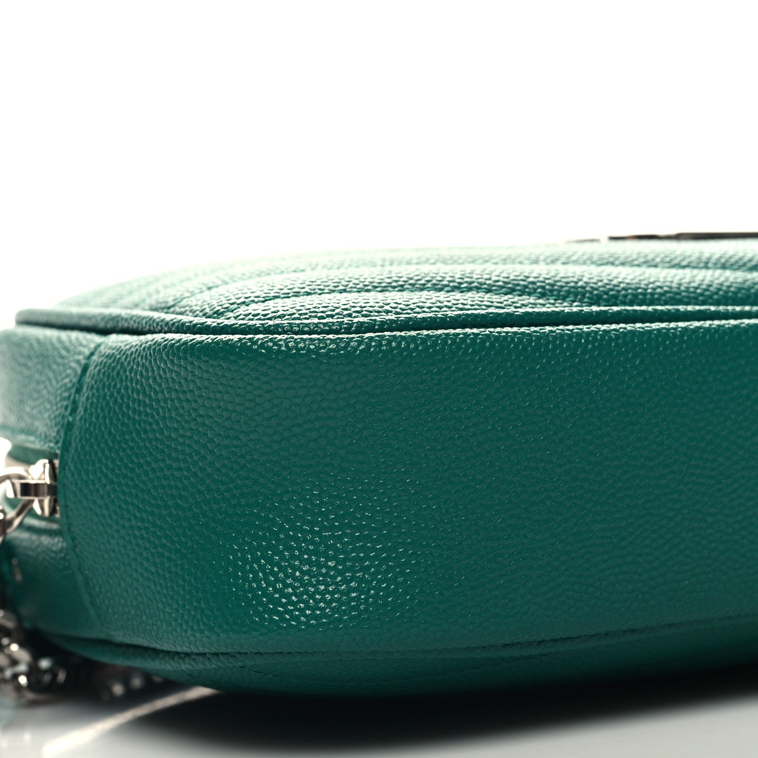 Saint Laurent Grain De Poudre Matelasse Monogram Mini Lou Camera Bag Green Field 9 of 11