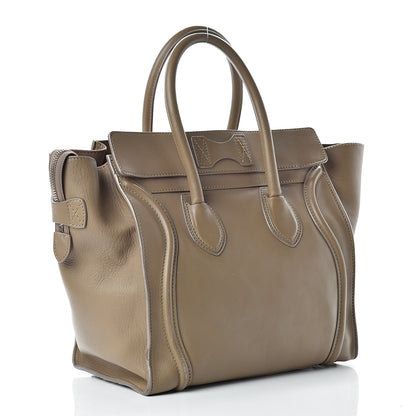 Celine Smooth Calfskin Mini Luggage Dune 3 of 24