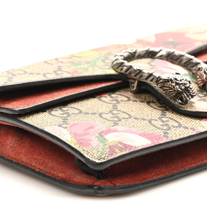 Gucci GG Supreme Monogram Blooms Super Mini Dionysus Shoulder Bag Beige Multicolor Dry Rose 8 of 10