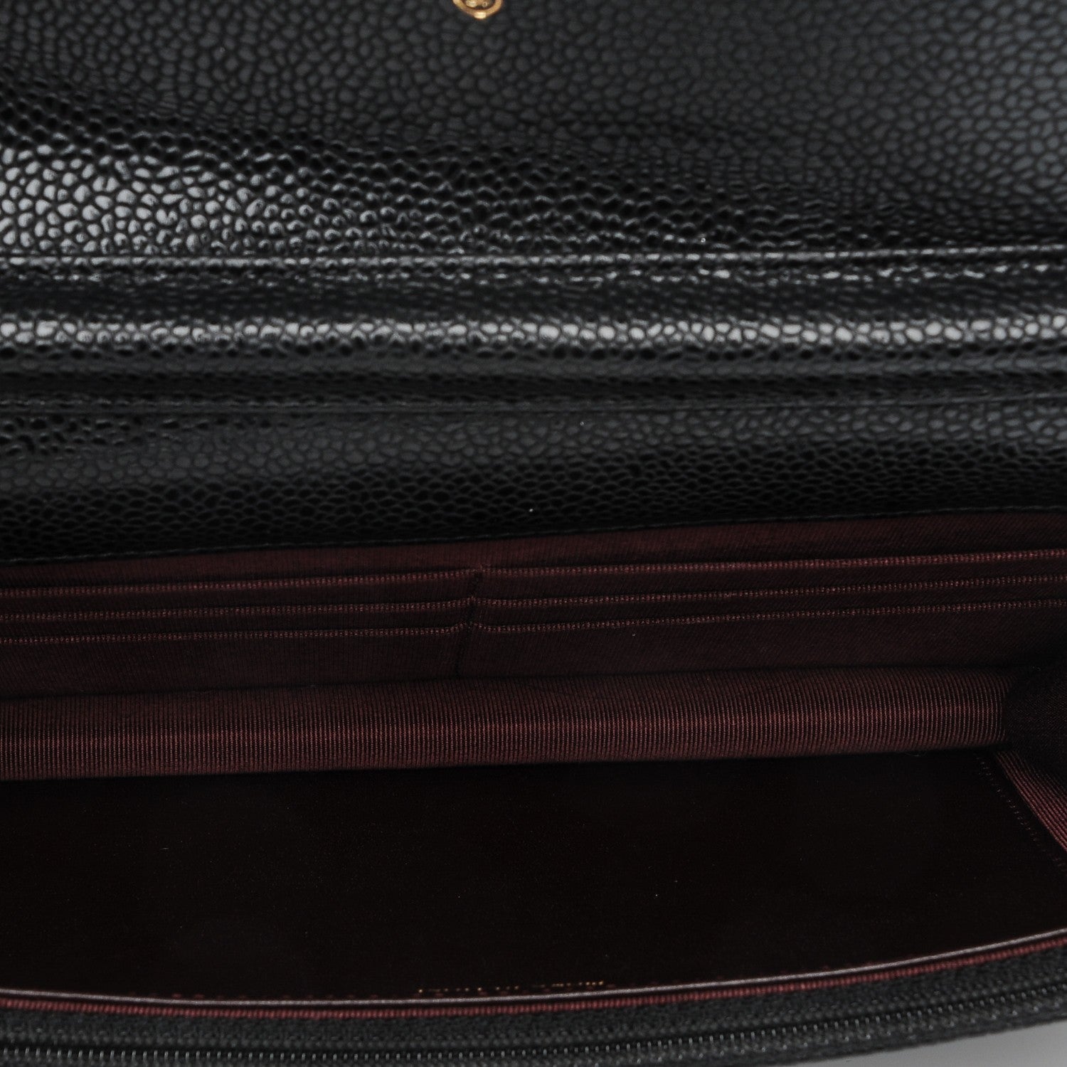 Chanel Caviar Quilted Wallet On Chain WOC Black 5 of 9