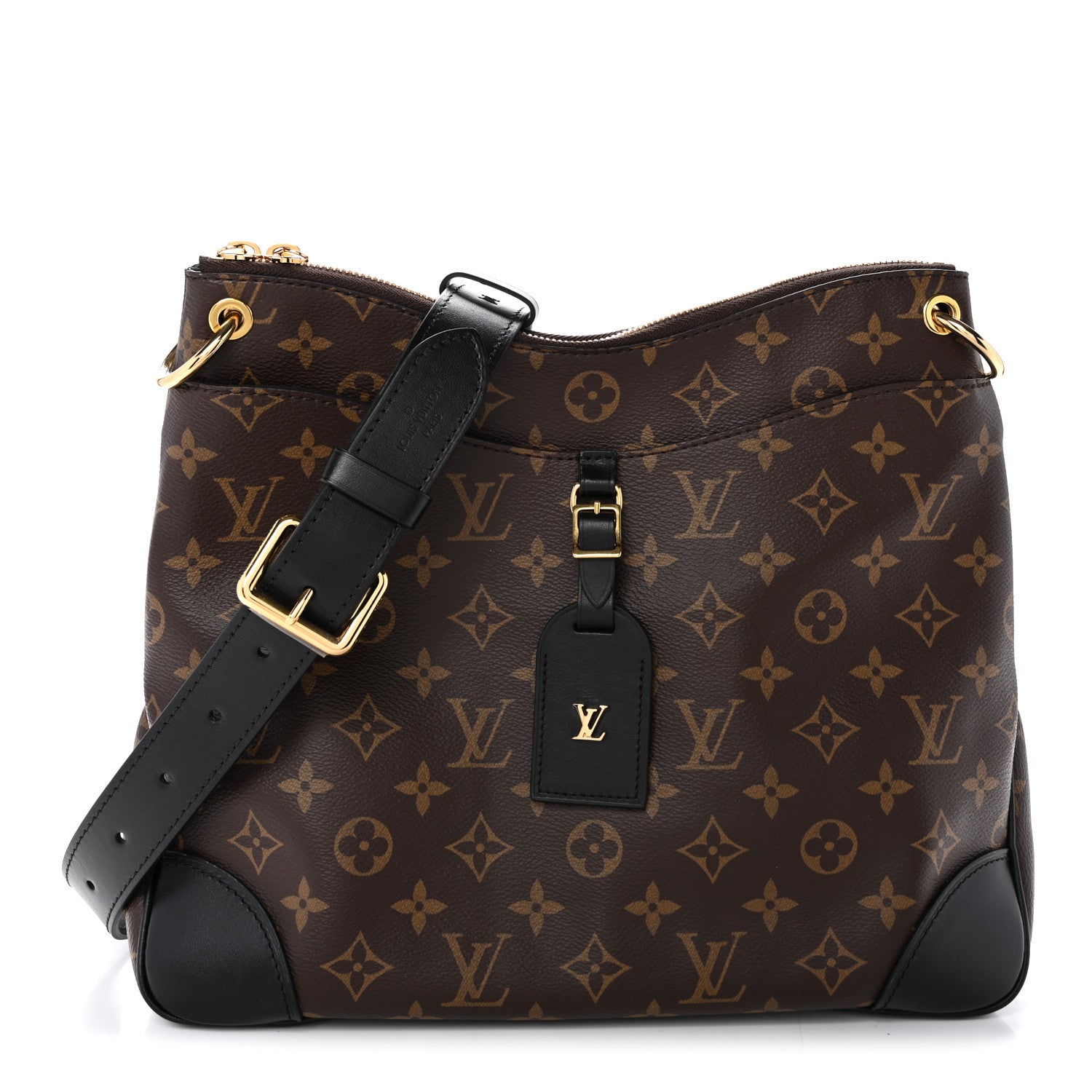 Louis Vuitton Monogram Odeon MM Black 1 of 11