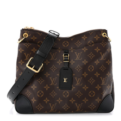 Louis Vuitton Monogram Odeon MM Black 1 of 11