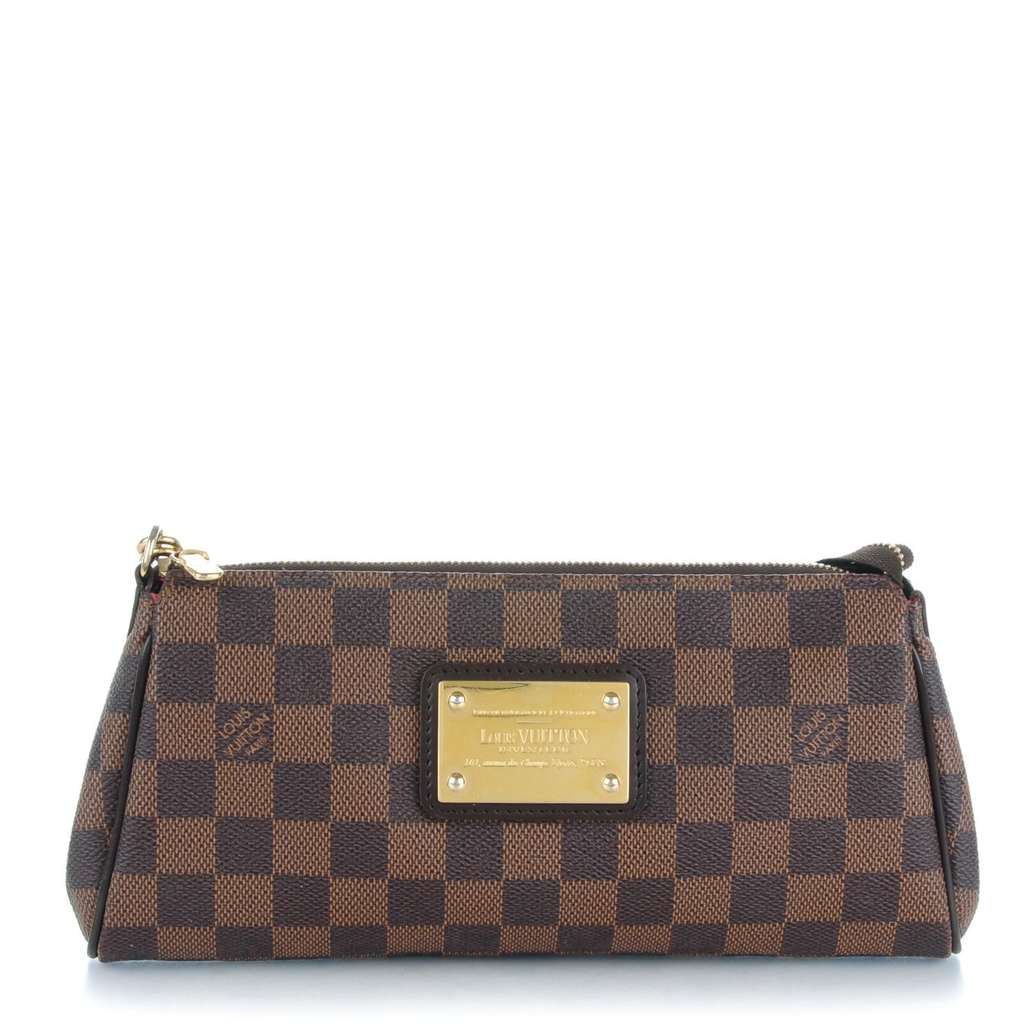 Louis Vuitton Damier Ebene Eva Clutch 1 of 8