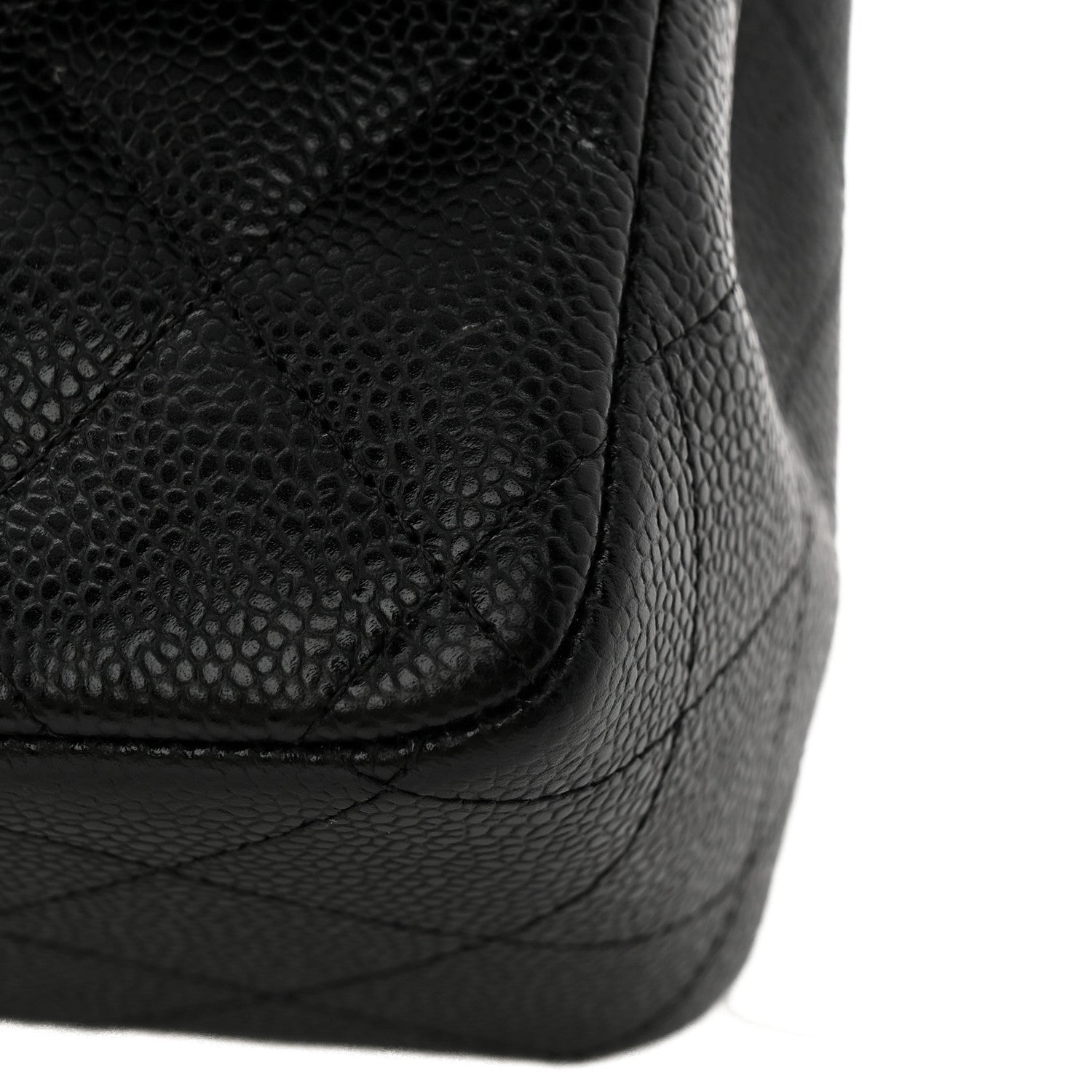 Chanel Caviar Quilted Jumbo Double Flap Black 12 of 12