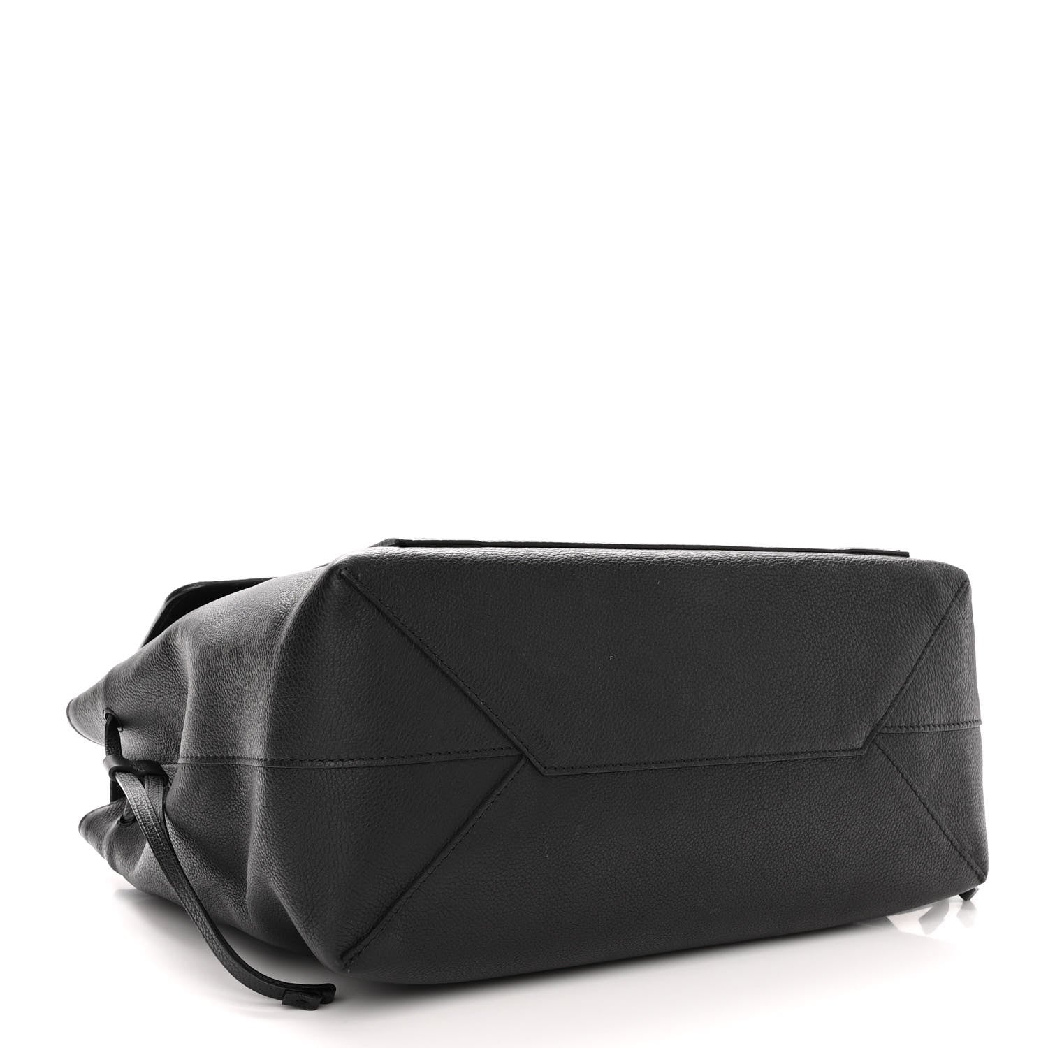 Louis Vuitton Calfskin Lockme MM Black 4 of 14