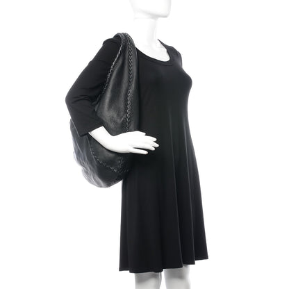 Bottega Veneta Cervo Deerskin Large Hobo Black 2 of 8
