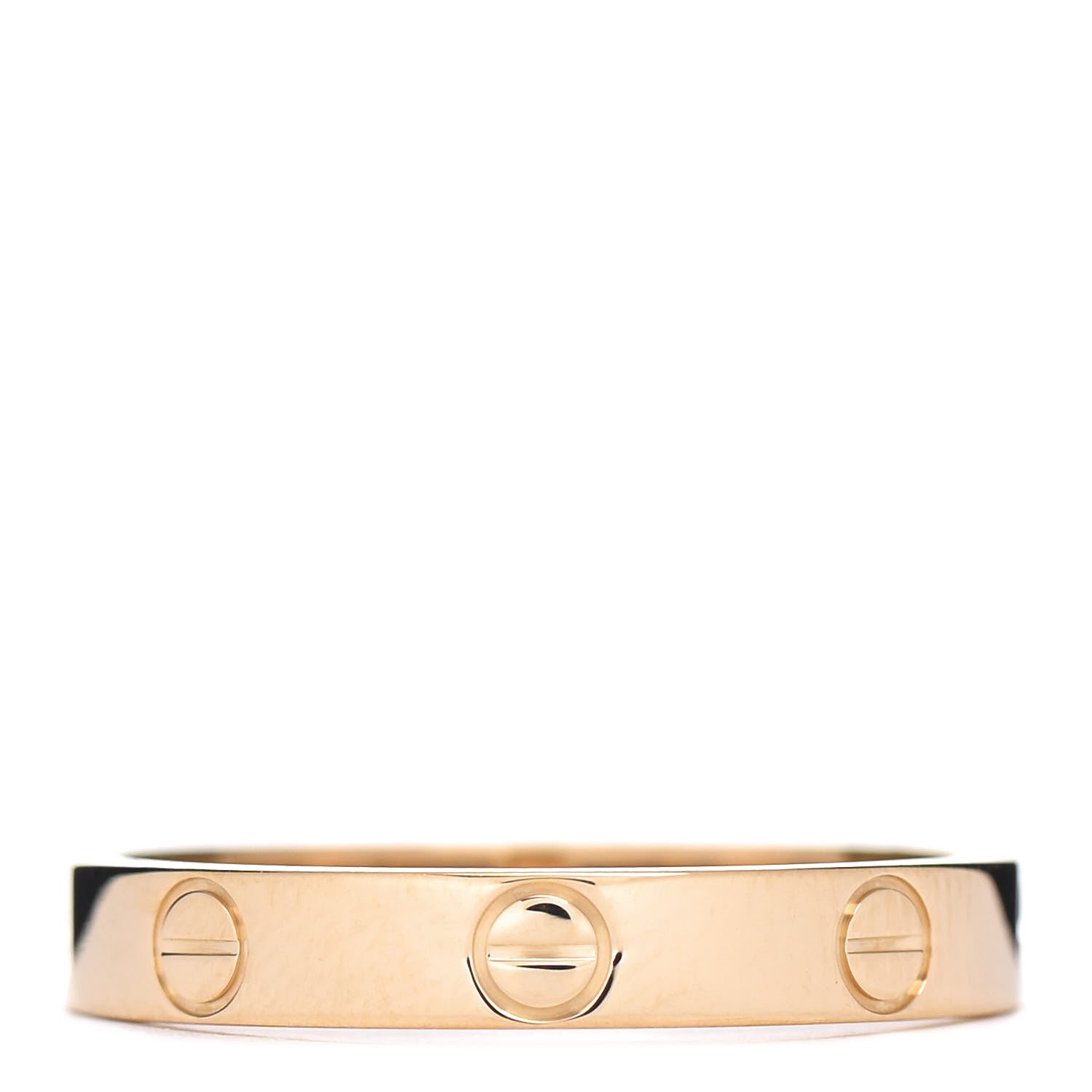 Cartier 18K Yellow Gold 3.5mm LOVE Wedding Band Ring 57 8 3 of 4