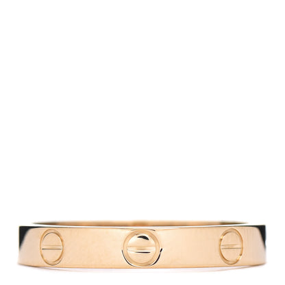 Cartier 18K Yellow Gold 3.5mm LOVE Wedding Band Ring 57 8 3 of 4
