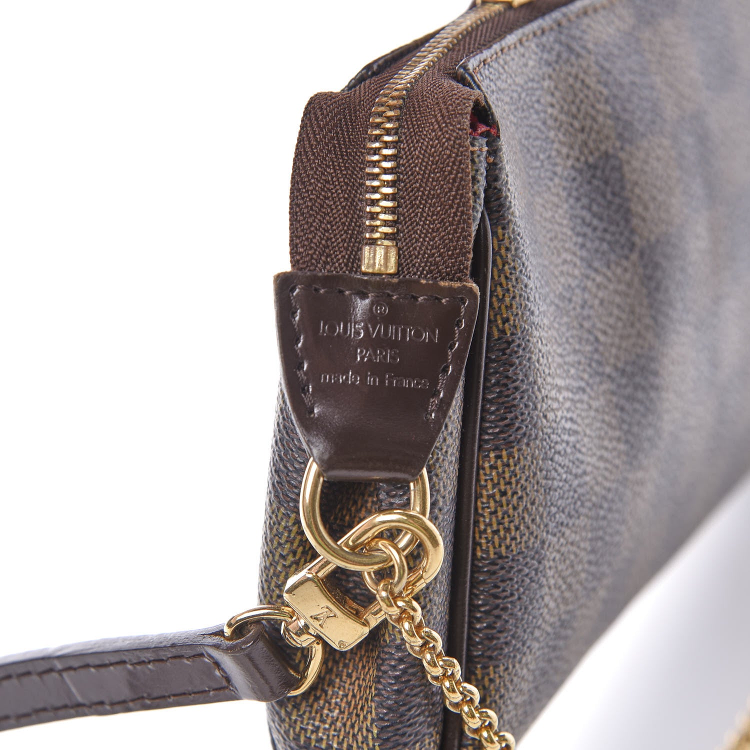 Louis Vuitton Damier Ebene Eva Clutch 6 of 14