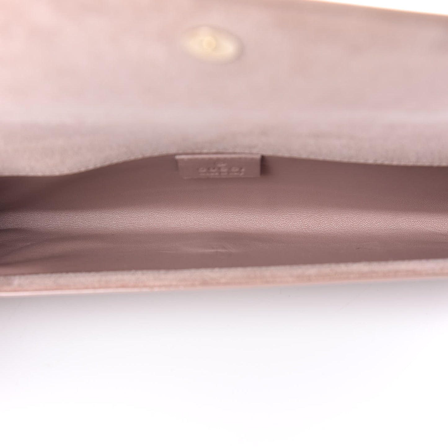 Patent Microguccissima Small Broadway Clutch Dark Cipria