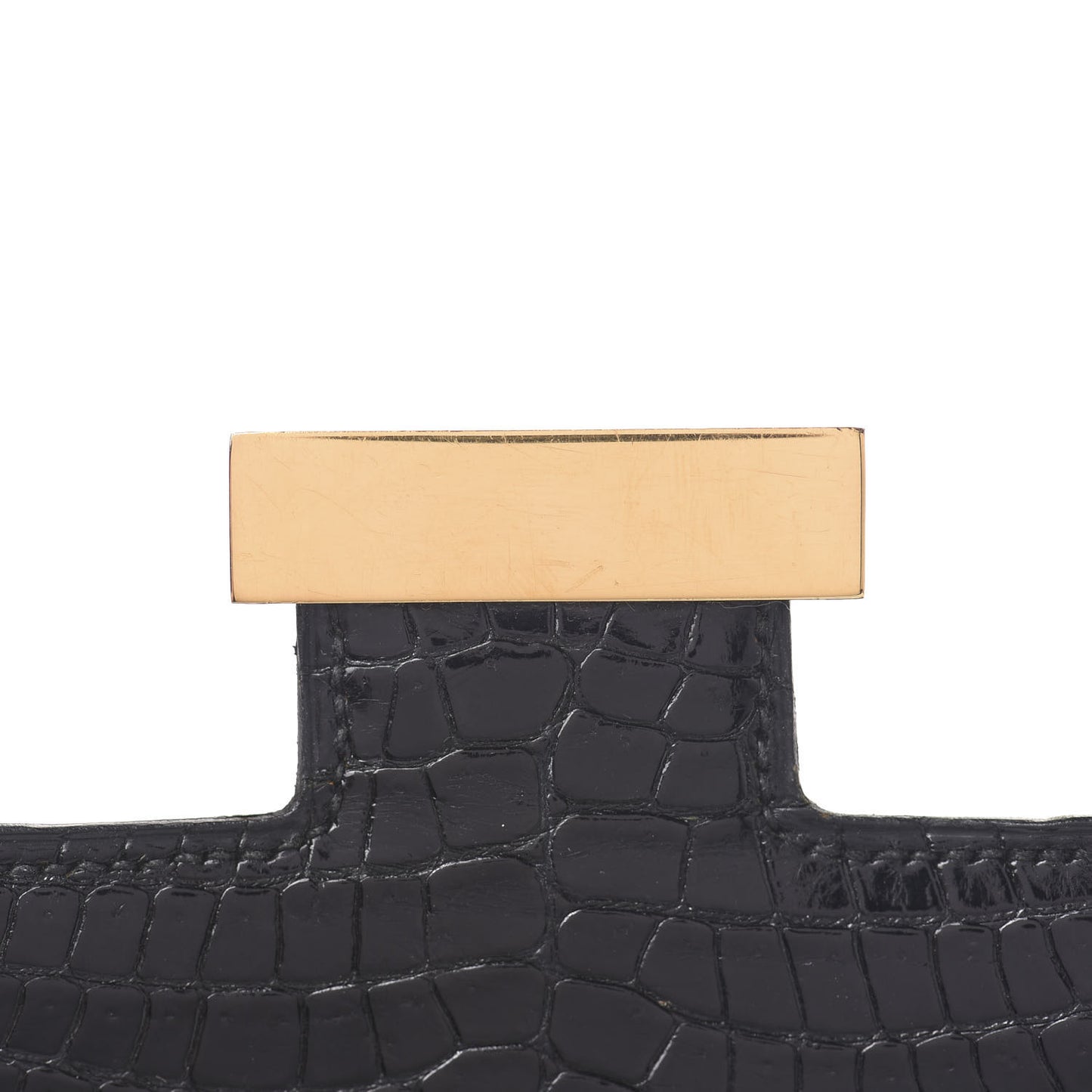 Shiny Porosus Crocodile Constance 23 Black