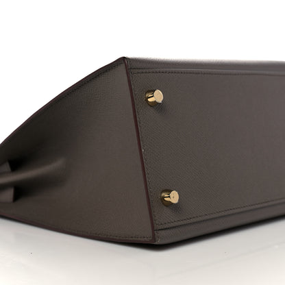 Hermes Epsom Kelly Sellier 32 Etain 8 of 11