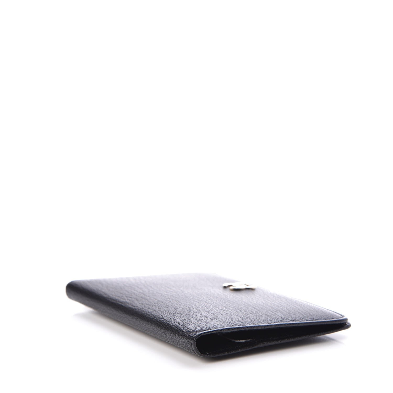 Chanel Goatskin Card Holder Wallet Black 4 of 8