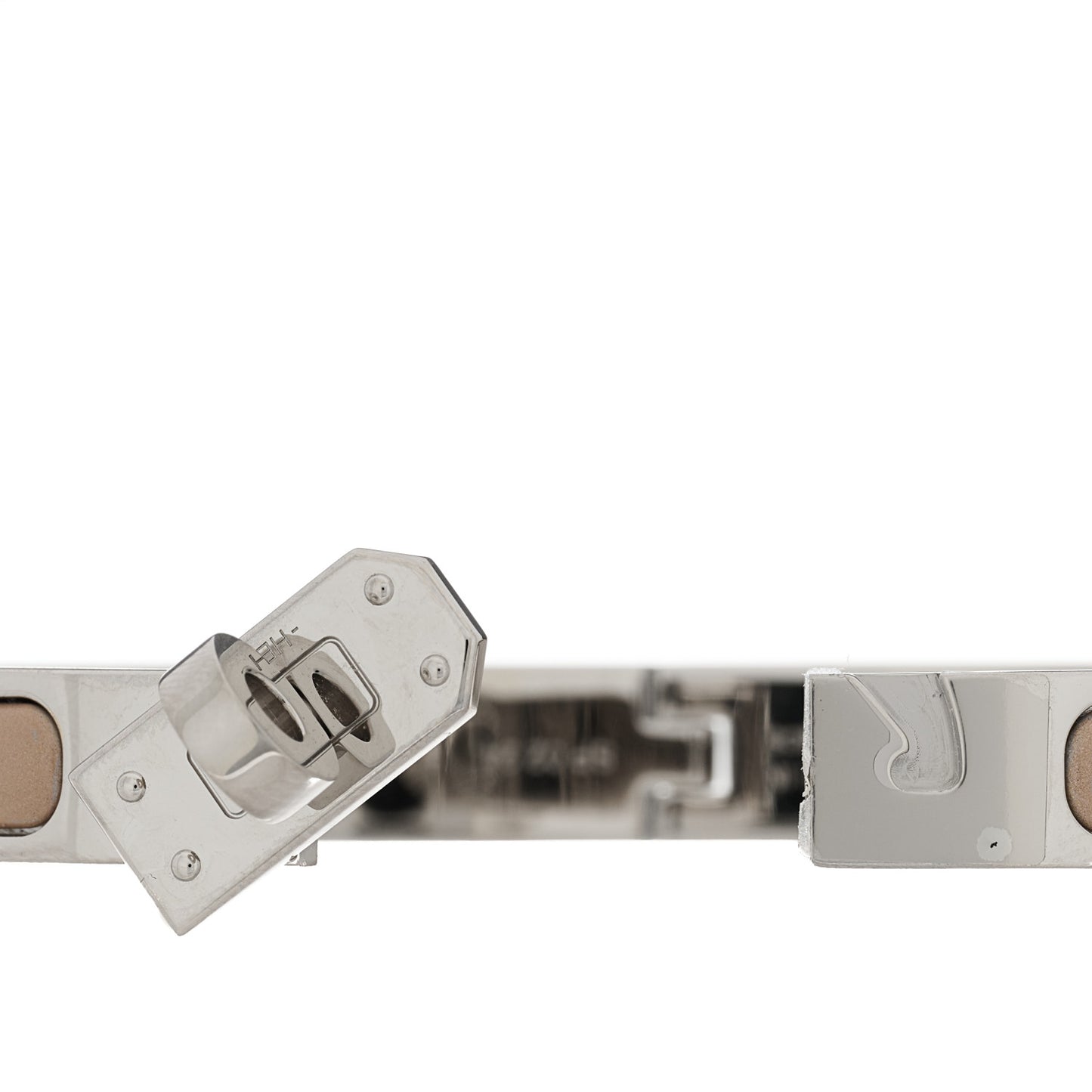 Enamel Mini Clic Kelly Bracelet PM Marron Glace