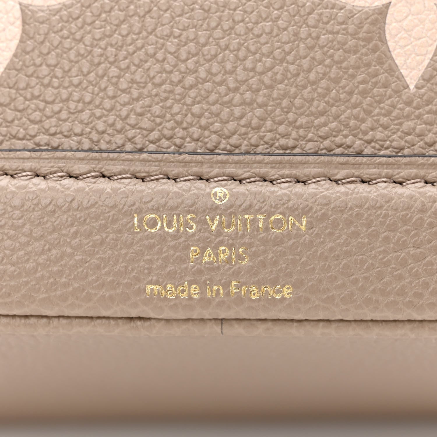 Louis Vuitton Empreinte Monogram Giant Nano Noe Tourterelle Creme 6 of 9