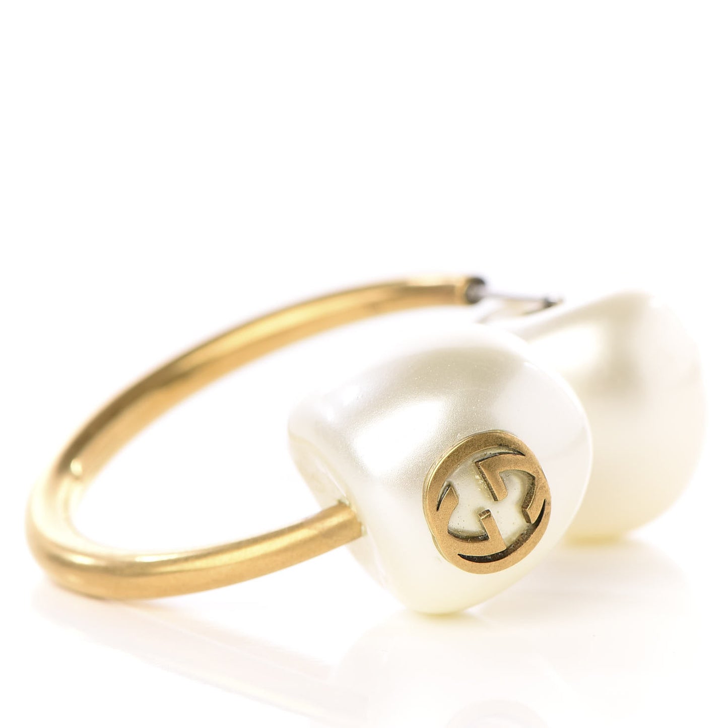 GG Pearl Single Earring Gold