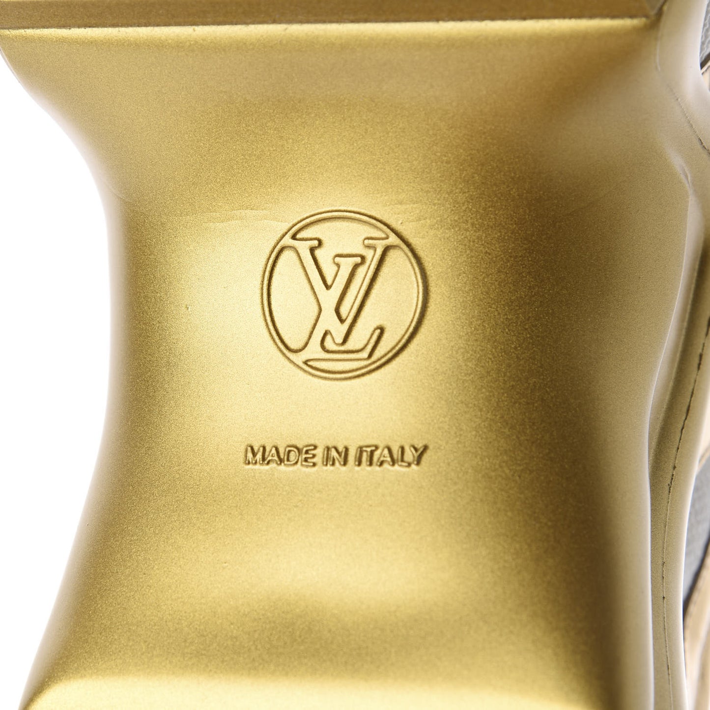Metallic Calfskin Technical Nylon LV Archlight Sneakers 41 White Gold
