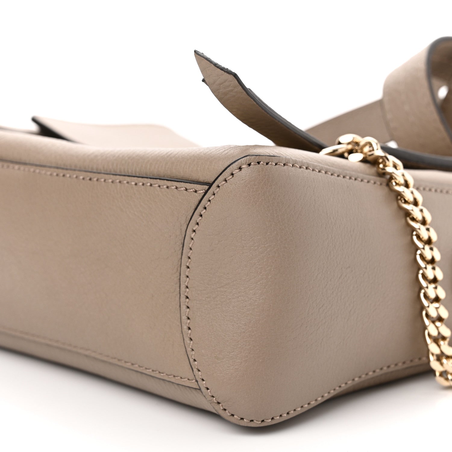 Chloe Calfskin Mini Faye Day Shoulder Bag Motty Grey 10 of 10