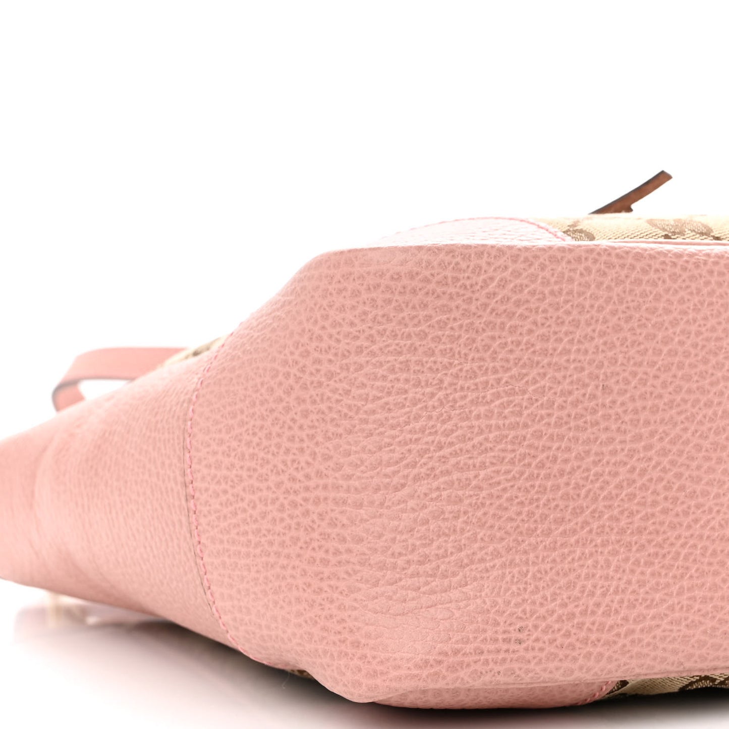 Monogram Small Bree Tote Beige Soft Pink