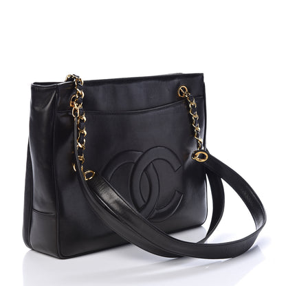 Chanel Lambskin Flap Shoulder Bag Black 3 of 10