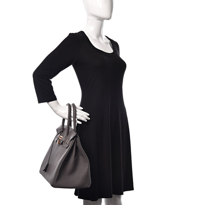 Hermes Togo Birkin 35 Etain 2 of 32