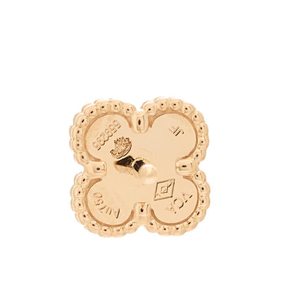 Van Cleef & Arpels 18K Rose Gold Carnelian Sweet Alhambra Earrings 4 of 5