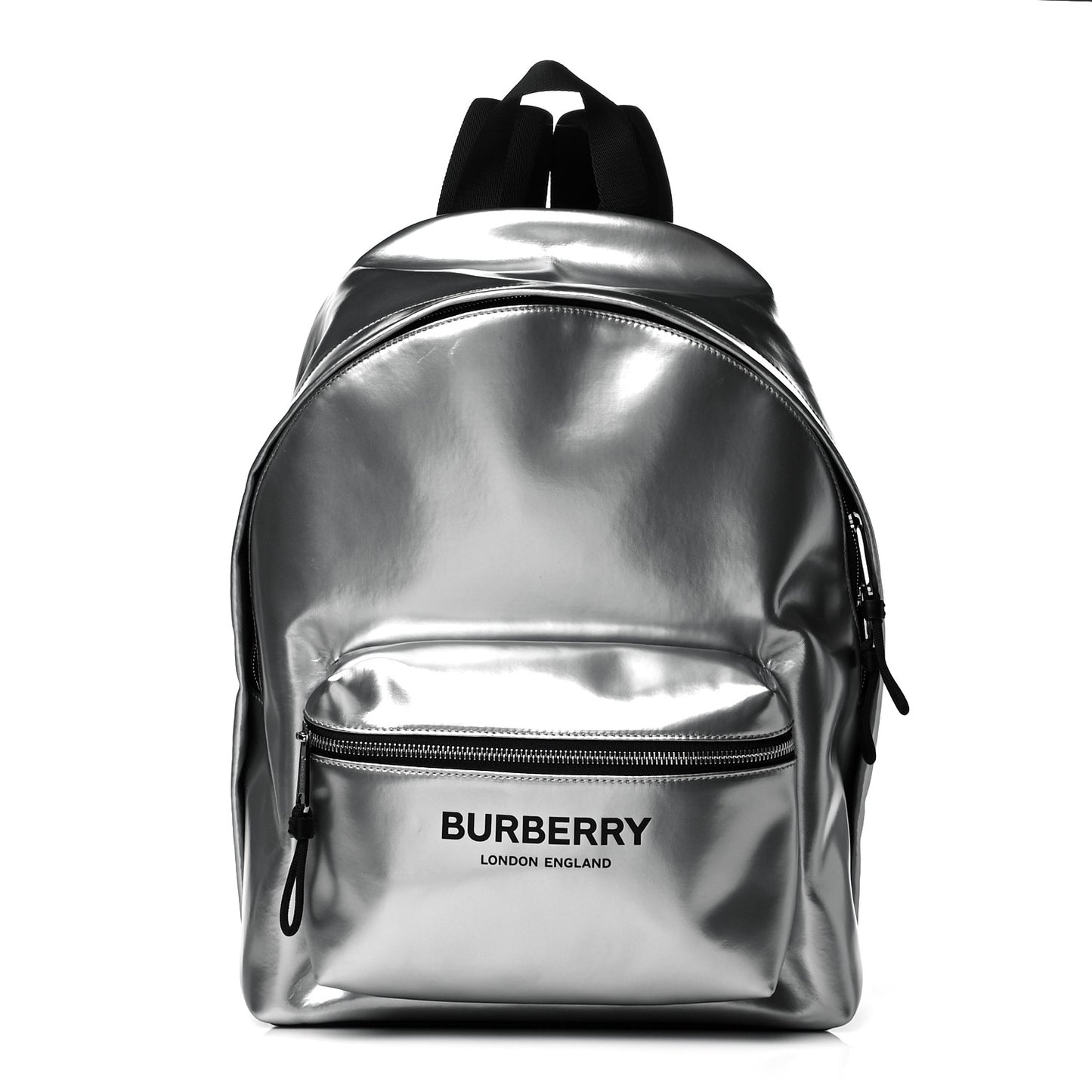 Coated Canvas Jett Backpack Silver