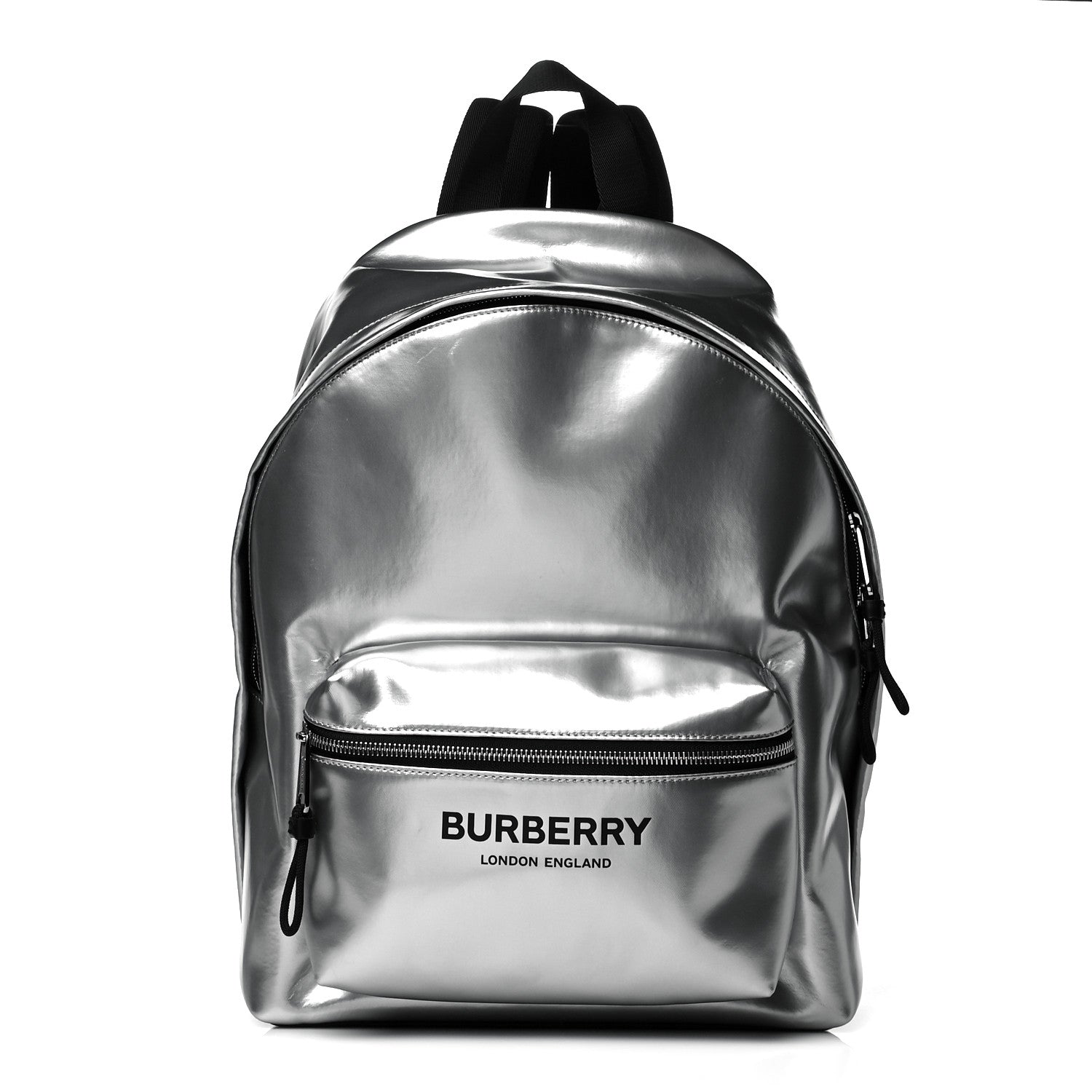 Burberry Coated Canvas Jett Backpack Silver 1 of 9