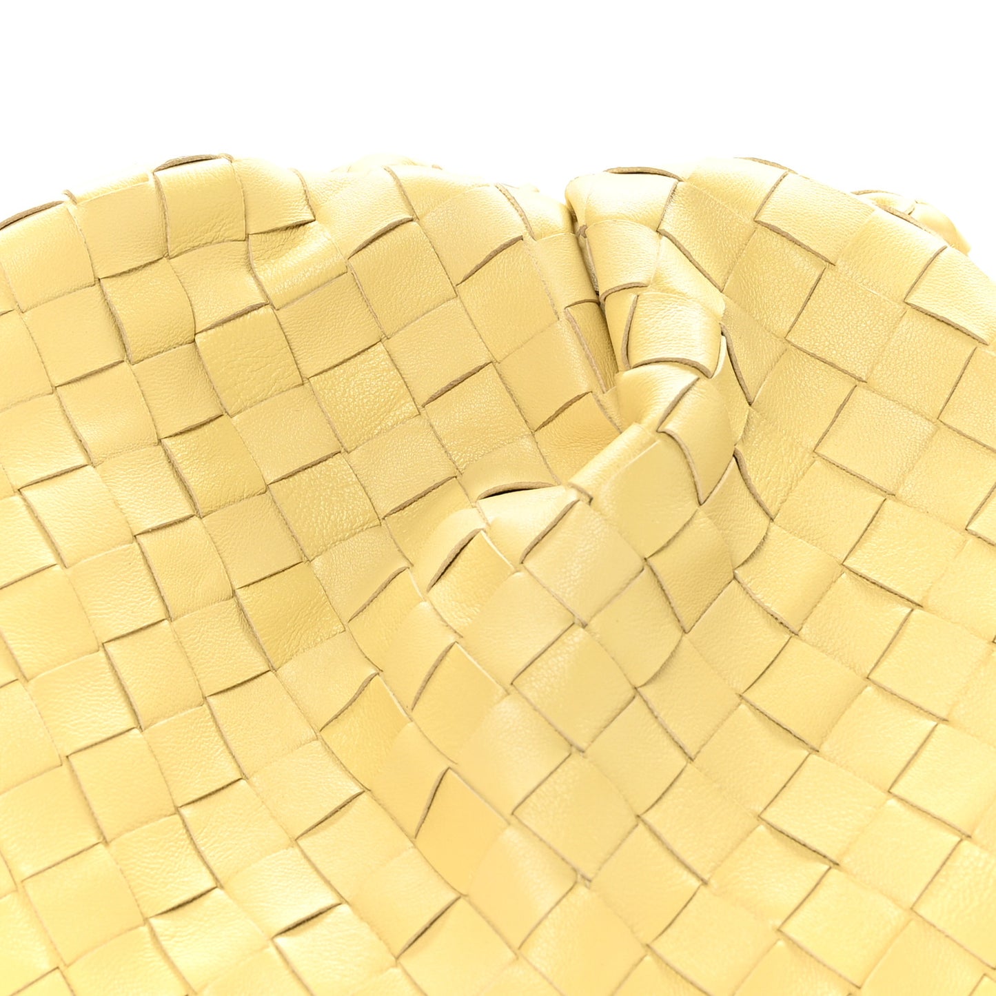 Nappa Maxi Intrecciato The Pouch Oversized Clutch Corn