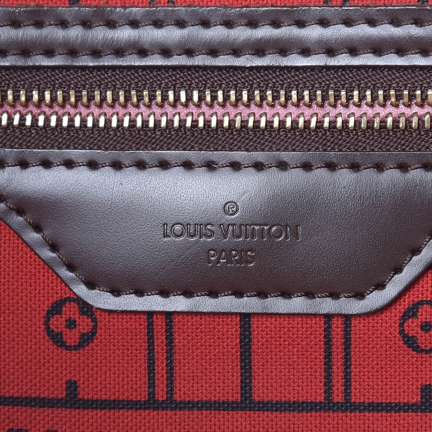 Louis Vuitton Damier Ebene Neverfull MM 6 of 12