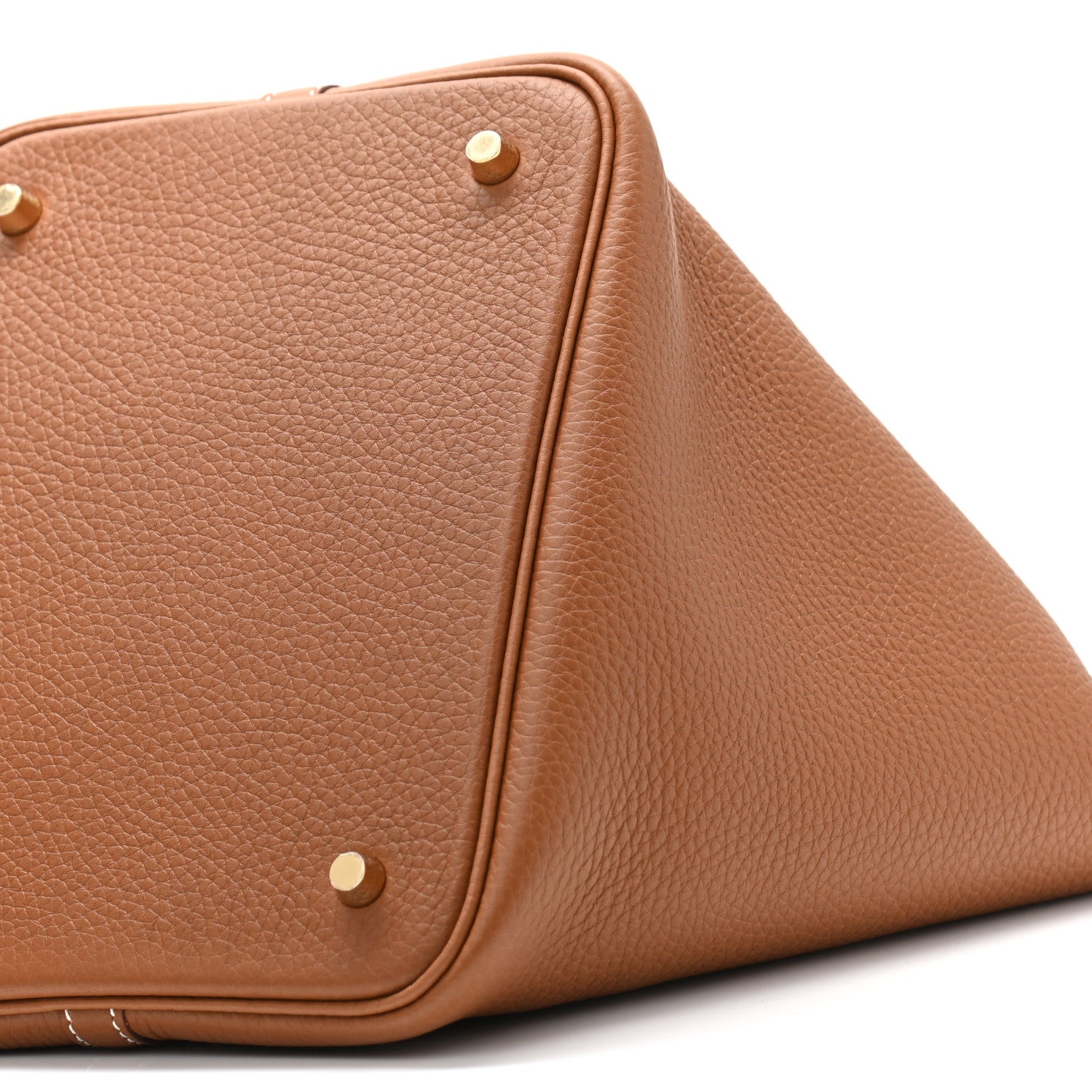 Hermes Taurillon Clemence Picotin Lock 22 MM Gold 10 of 11