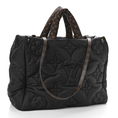 Louis Vuitton Econyl Monogram Pillow Giant Onthego GM Black 2 of 8