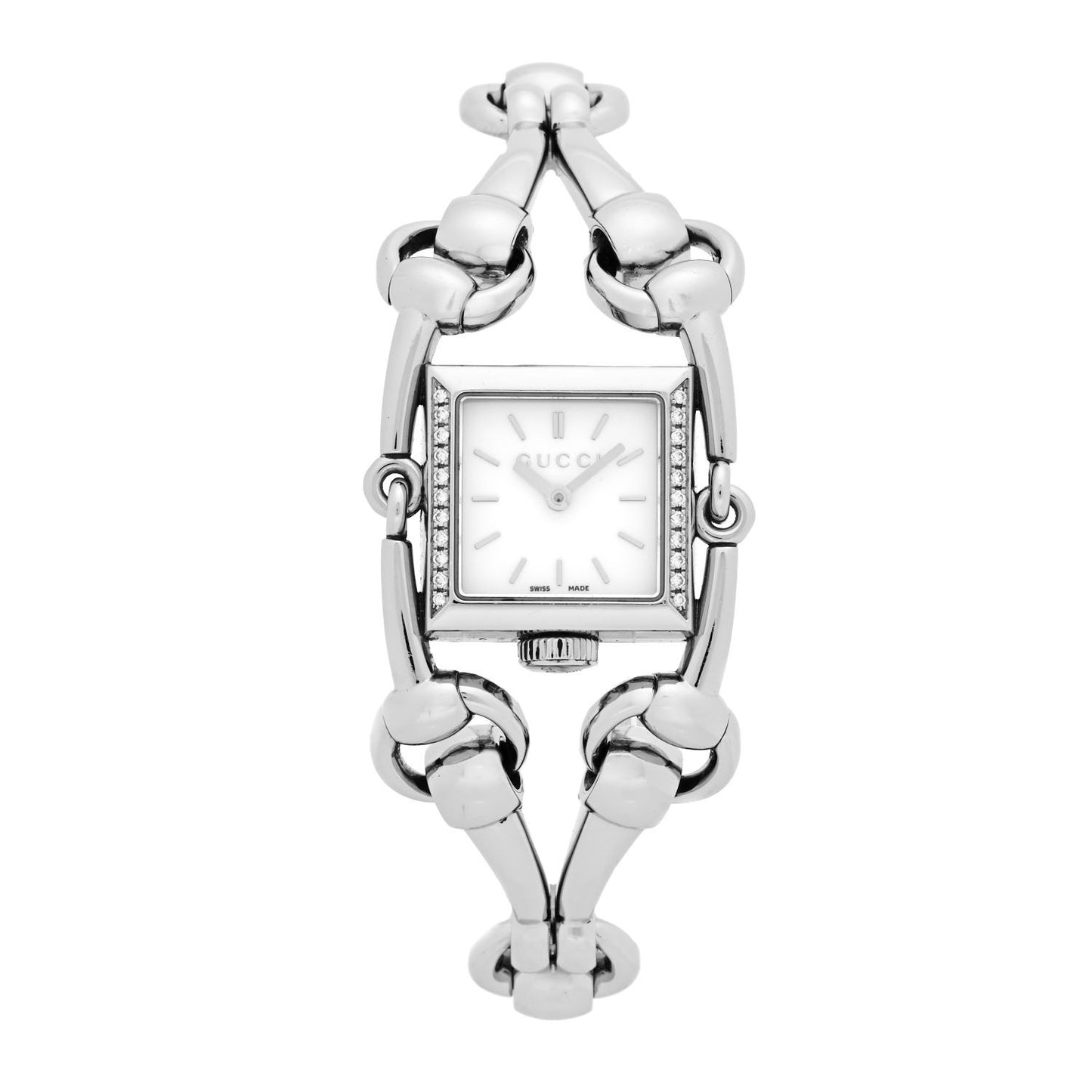 Stainless Steel Diamond Bezel Mother of Pearl 20mm Signoria Quartz Watch