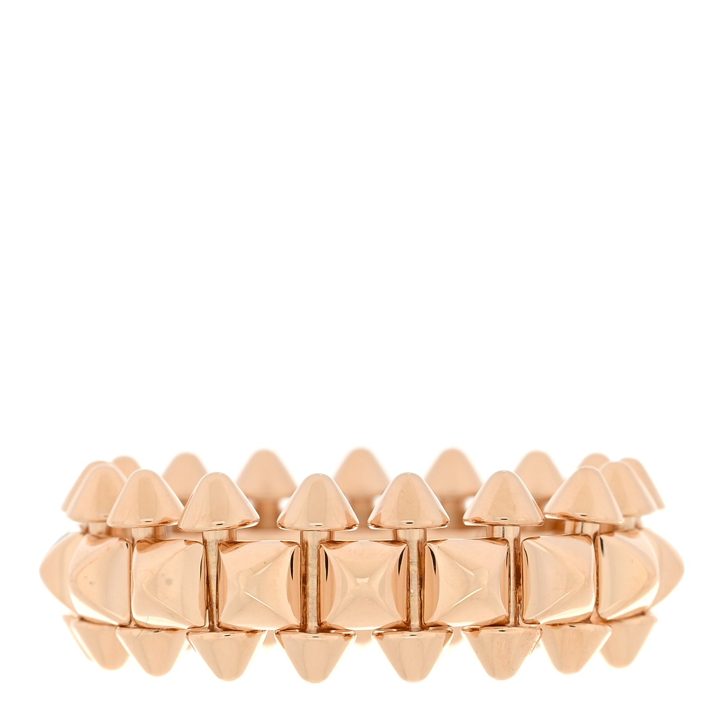18K Pink Gold MM Clash De Cartier Ring 52 6