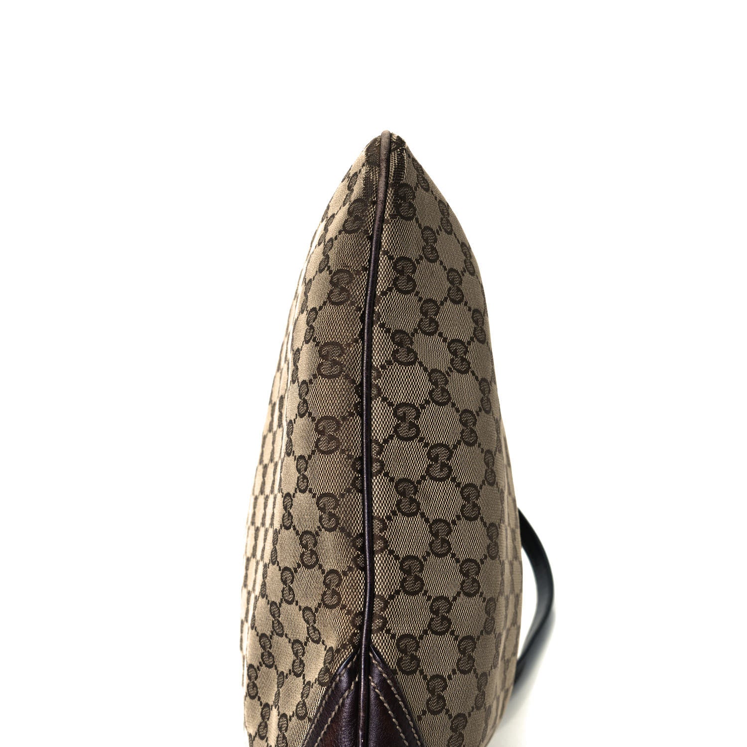 Gucci Monogram Medium New Britt Hobo Dark Brown 16 of 17