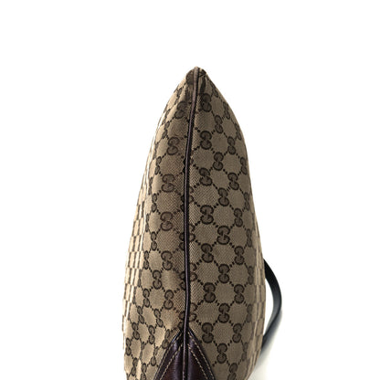 Gucci Monogram Medium New Britt Hobo Dark Brown 16 of 17