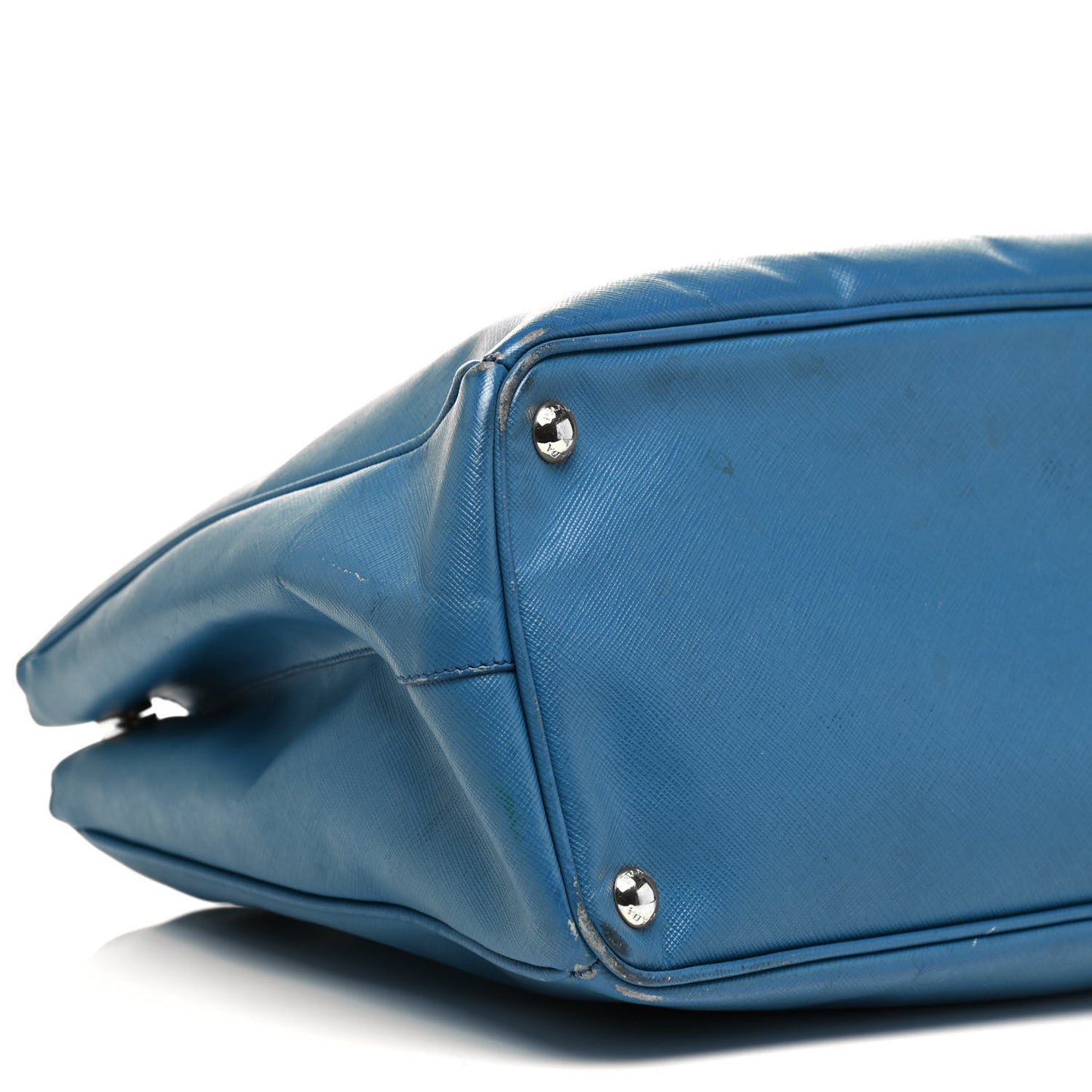 Saffiano Medium Galleria Double Zip Tote Cobalto