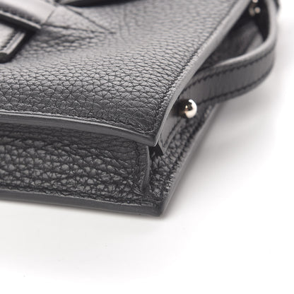 Hermes Box Taurillon Clemence Faco Clutch Black 9 of 15