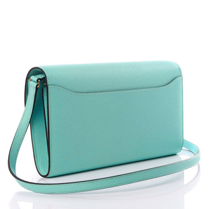 Hermes Epsom Constance Wallet To Go Bleu Atoll 2 of 8