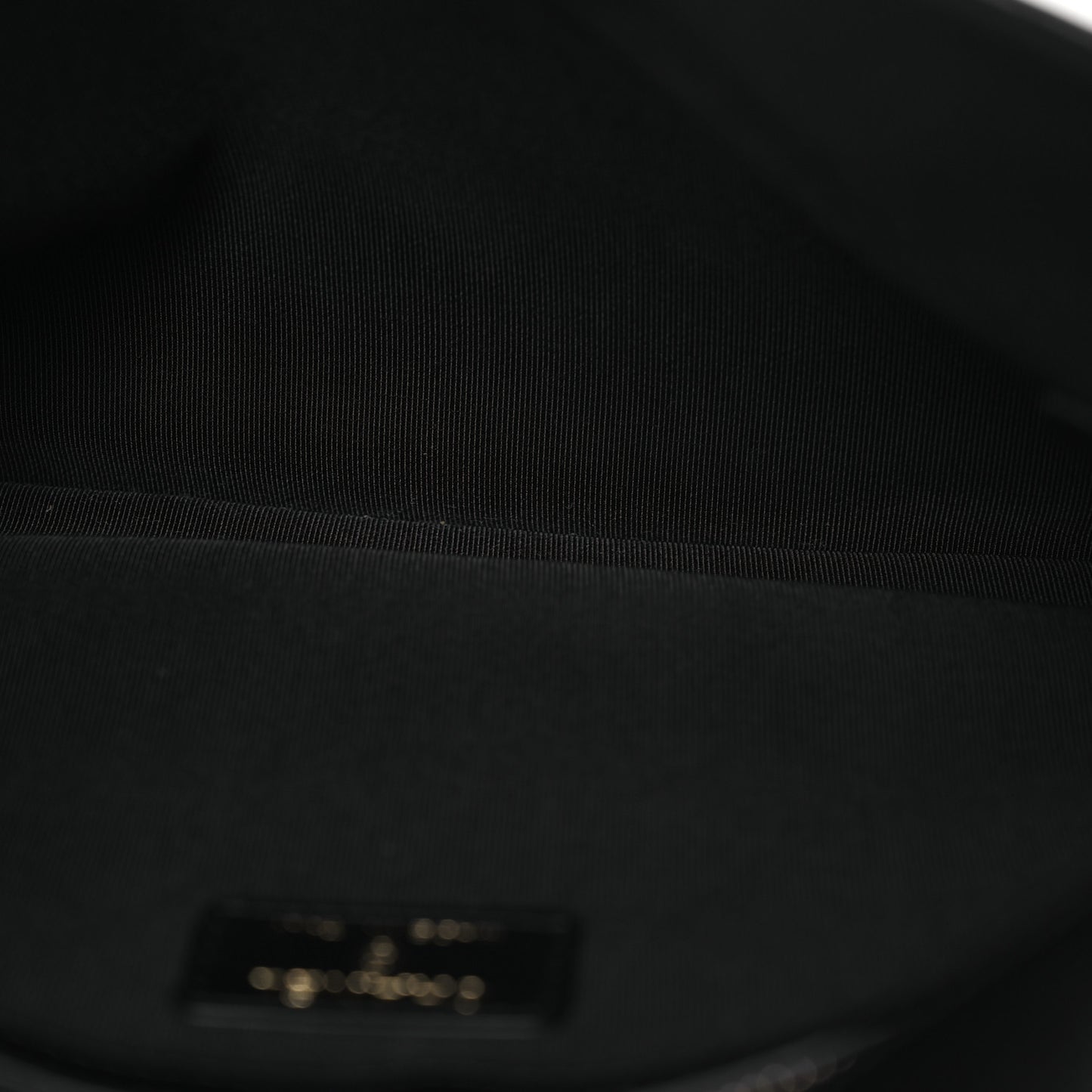 Quilted Flap Clutch Black