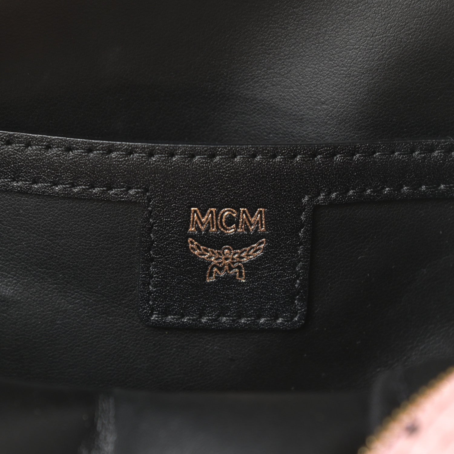 MCM Visetos Side Stud Mini Stark Backpack Pink 6 of 11
