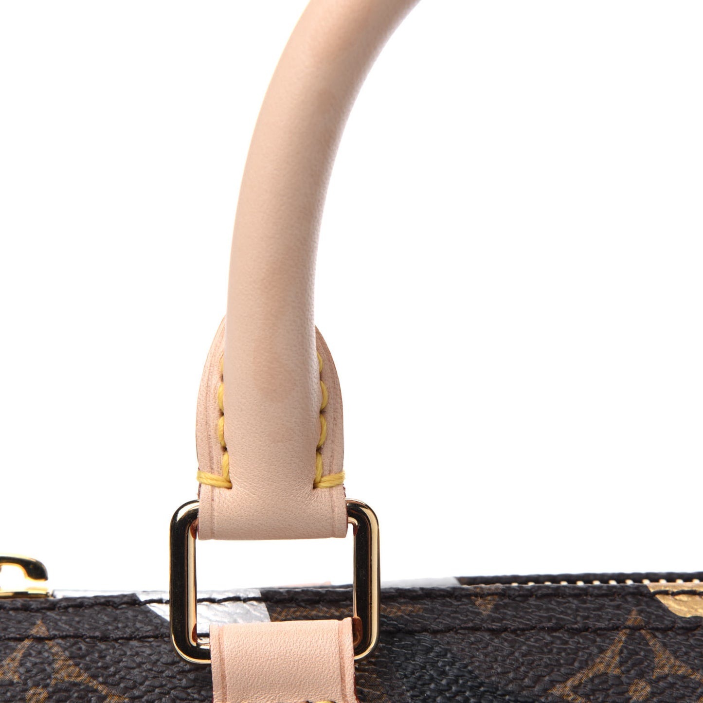 X LOL Monogram Speedy BB Gold Silver