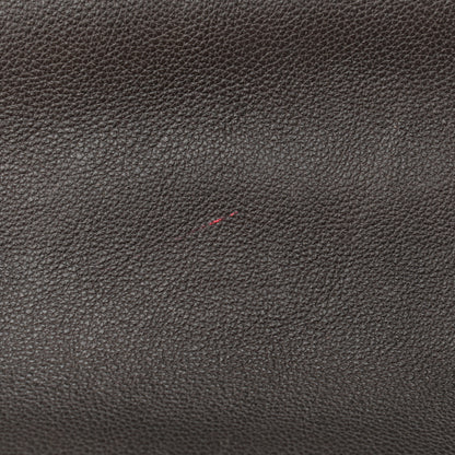 Saint Laurent Sheepskin Matelasse Chevron Monogram Large College Satchel Dark Anthracite 13 of 14
