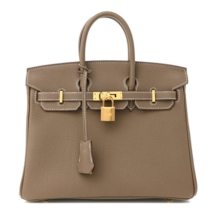 Hermes Togo Birkin 25 Etoupe 1 of 11