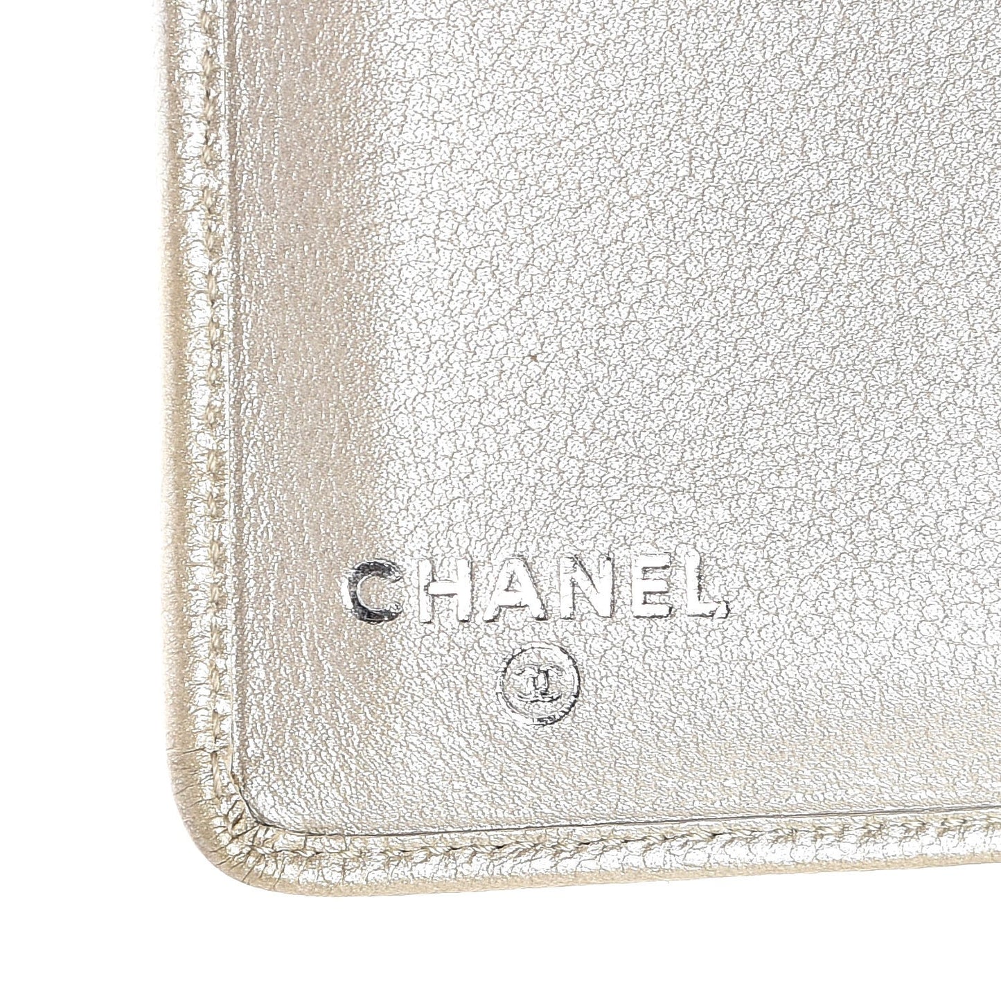 Caviar Sevruga French Compact Wallet White