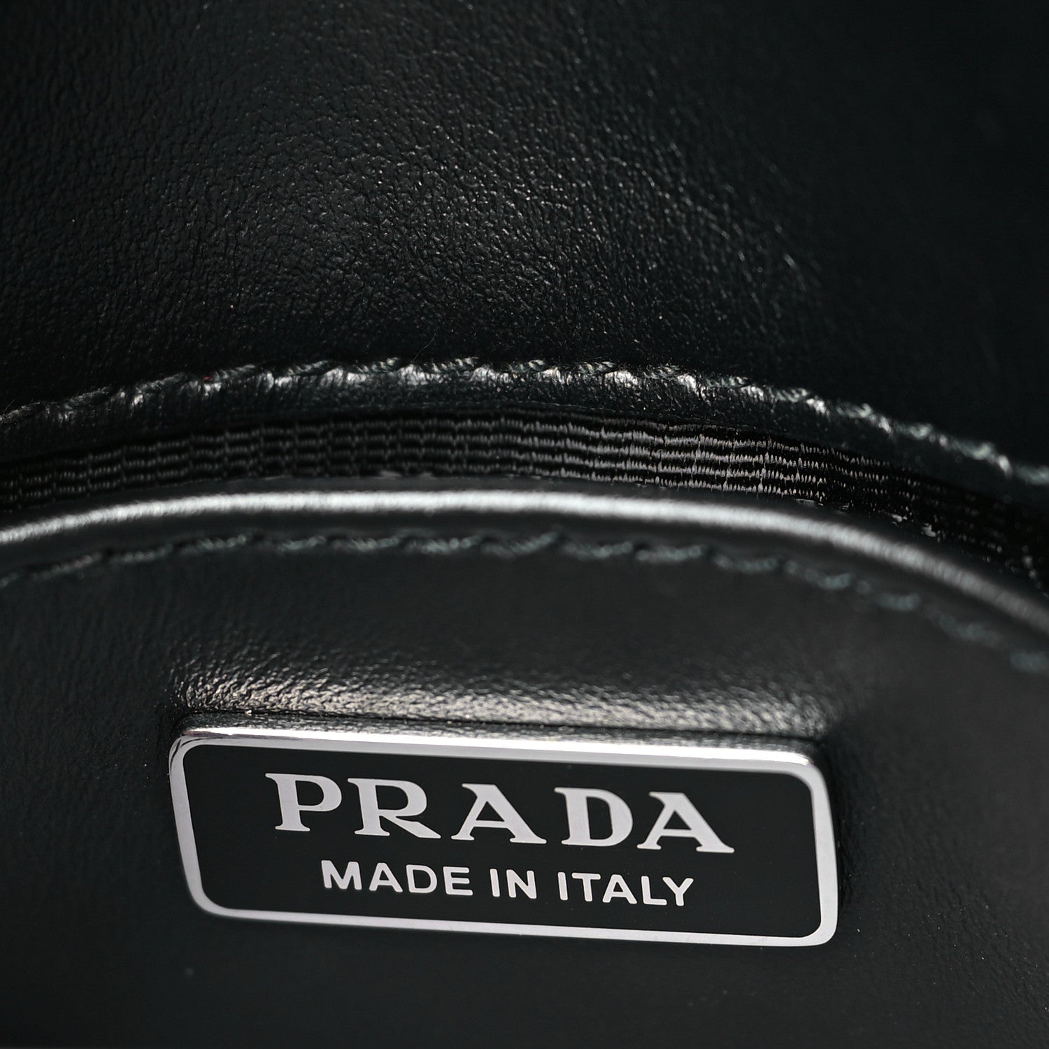 Prada Spazzolato Cleo Flap Shoulder Bag Black 6 of 8